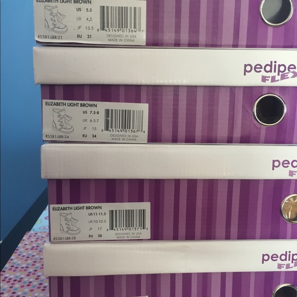 Pediped NEW in Box light brown boots US 5.5 EU 21 - Picture 11 of 11